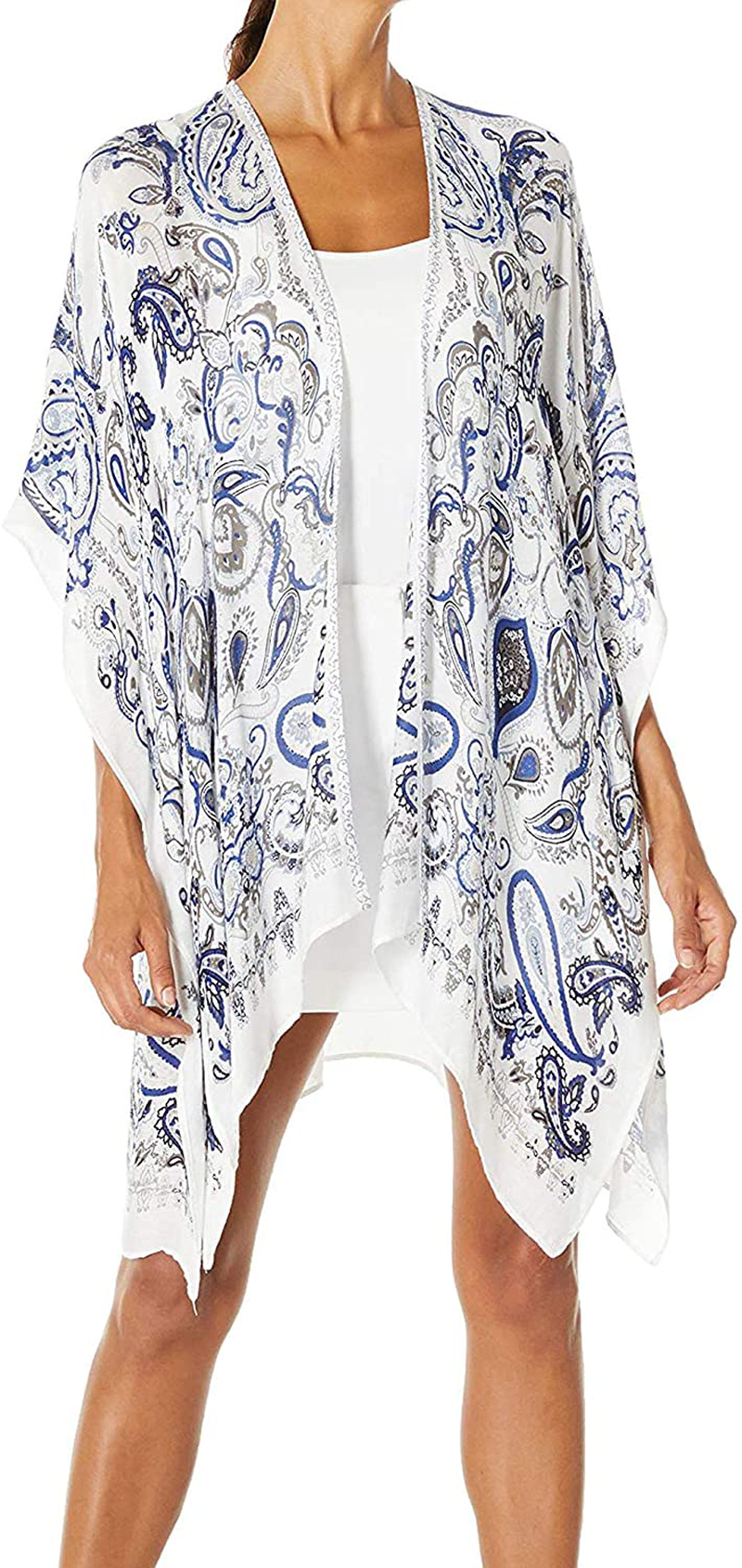 Moss Rose Women Summer Bikini Kimono Bathing Suit Cover Ups for Swimwear Apparel & Accessories > Clothing > Swimwear Kylie Max   