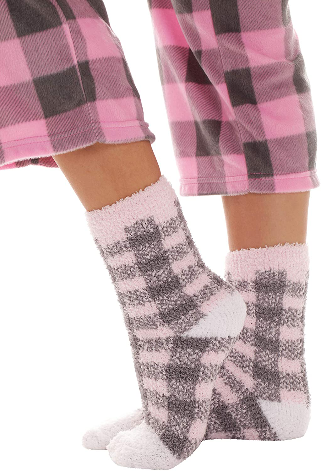 Just Love Women’s Ultra-Soft Pajama Pant Set with Matching Fuzzy Socks Apparel & Accessories > Clothing > Sleepwear & Loungewear > Pajamas Just Love   