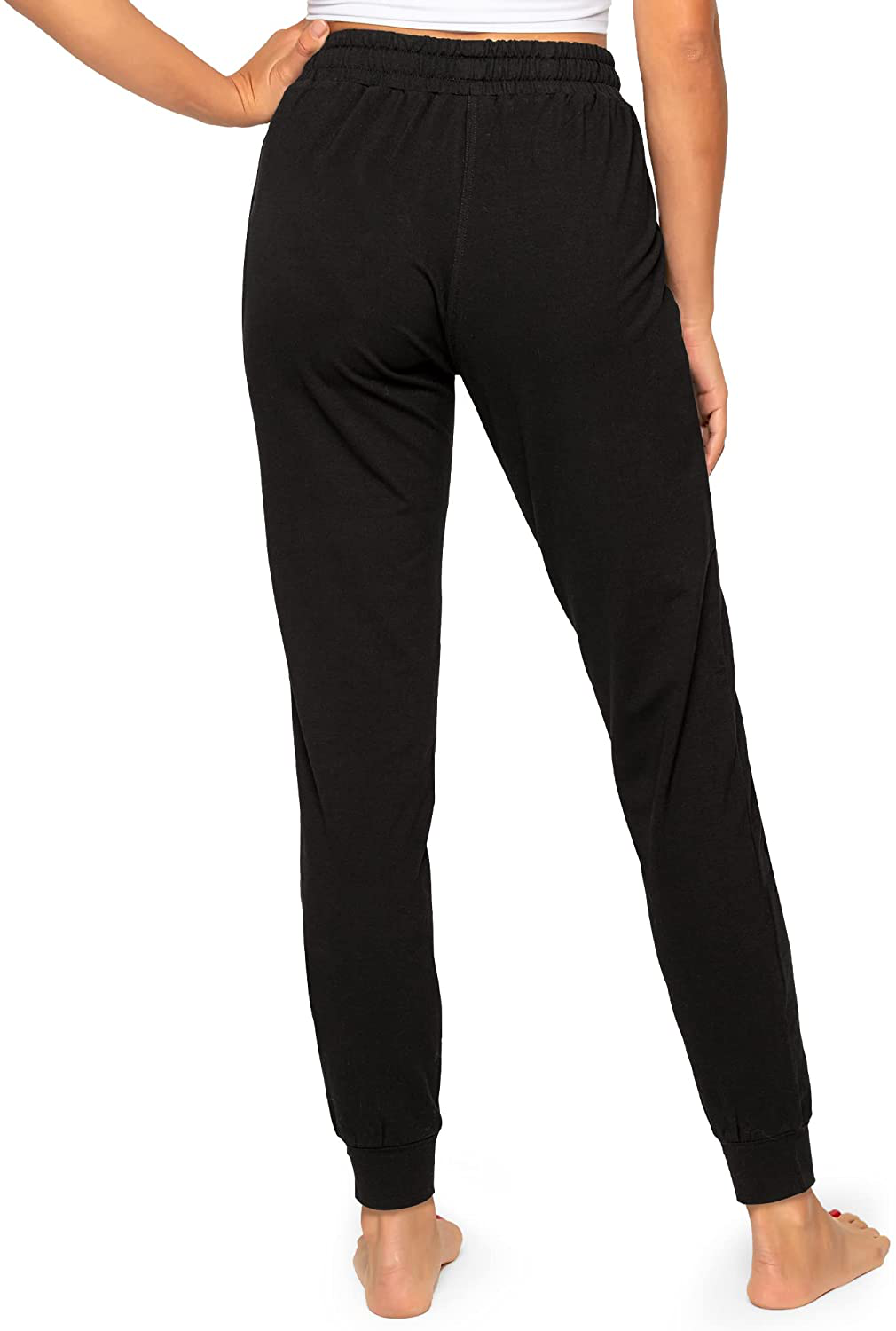 Stelle Women'S Sweatpants Lightweight Yoga Joggers Athletic Workout Track Pants with Pockets 28" Apparel & Accessories > Clothing > Activewear Kylie Max   