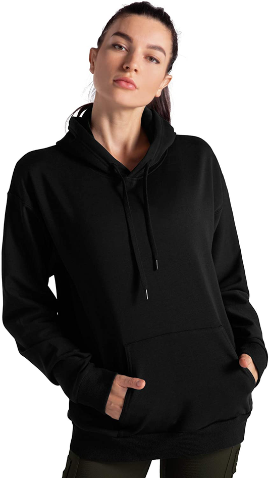 Women'S Basic Pullover Hoodie Loose Fit Ultra Soft Fleece Hooded Sweatshirt with Pockets Apparel & Accessories > Clothing > Activewear Kylie Max   