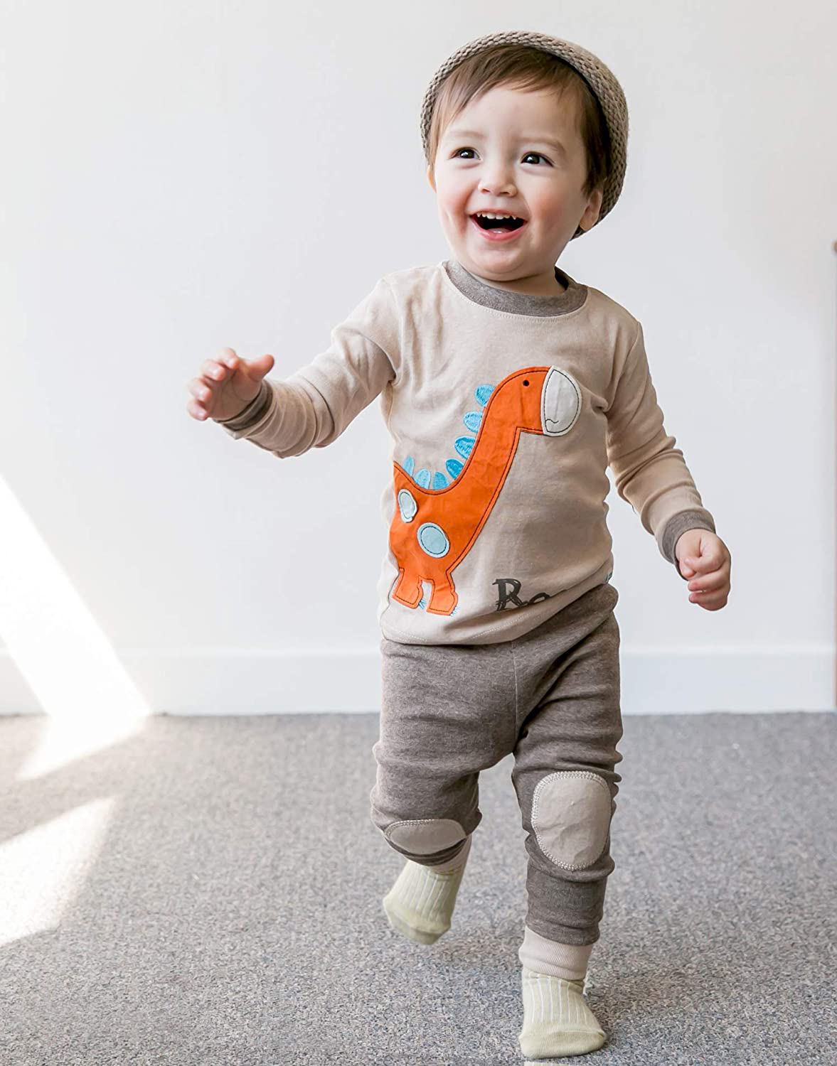 VAENAIT BABY Toddler Kids Boys Girls 100% Cotton Jaws Truck Dino Snug Fit Sleepwear Pajama Pjs Set Apparel & Accessories > Clothing > Sleepwear & Loungewear > Pajamas Kylie Max   