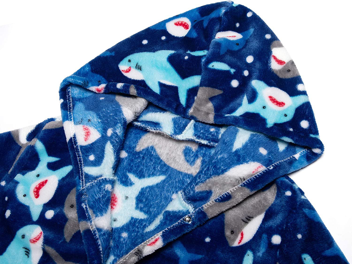Kids Little Boys Girls Cartoon Hooded Bathrobe Toddler Robe Pajamas Sleepwear Apparel & Accessories > Clothing > Sleepwear & Loungewear > Robes Kylie Max   