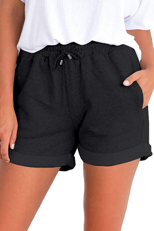 Paitluc Sport Shorts Women Workout Shorts with Pockets for Women Mid Waist Slightly Stretchy Light Weight Apparel & Accessories > Clothing > Shorts Kylie Max   