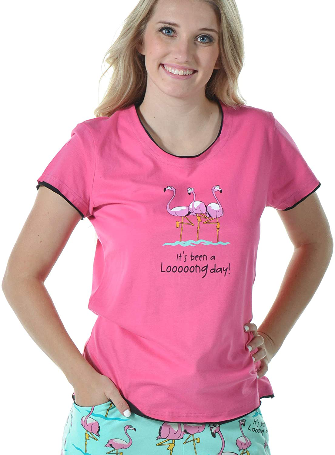 Women'S Capri Pajama Set and Separates by Lazyone | Cute Womens Animal Saying Pajamas Apparel & Accessories > Clothing > Sleepwear & Loungewear > Pajamas Kylie Max   
