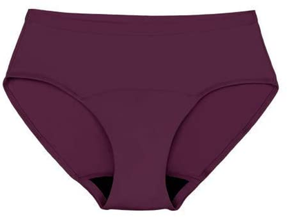 Speax by Thinx Hiphugger Underwear for Bladder Leak Protection | Incontinence Underwear for Women | Moderate Absorbency Apparel & Accessories > Clothing > Underwear & Socks > Underwear Speax Blackberry X-Small 