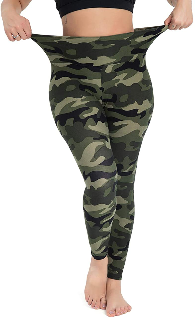 Gayhay High Waisted Leggings for Women - Soft Opaque Slim Tummy Control Printed Pants for Running Cycling Yoga Apparel & Accessories > Clothing > Activewear Gayhay   