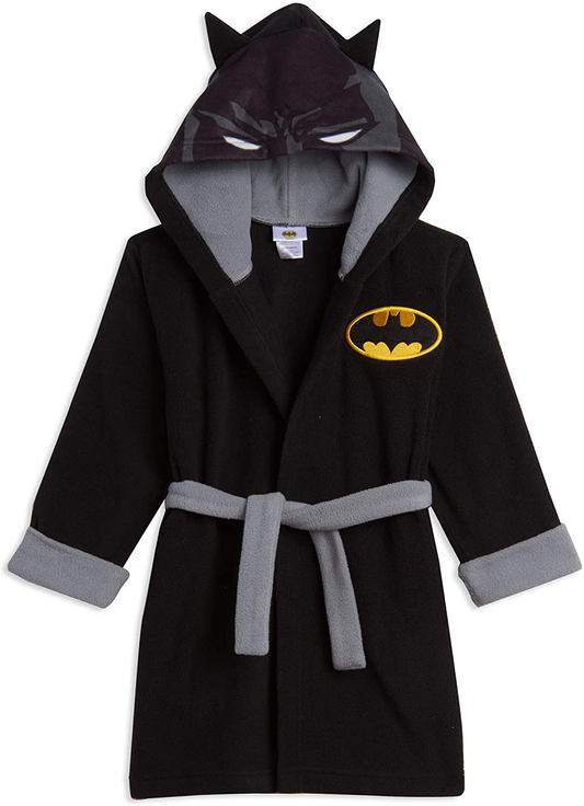 DC Comics Fleece Hooded Long Sleeve Pajama Sleep Robe Apparel & Accessories > Clothing > Sleepwear & Loungewear > Robes Kylie Max   