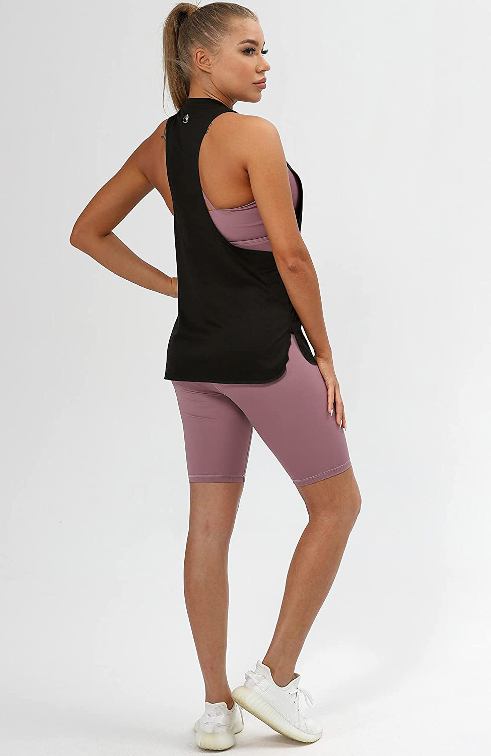 Icyzone Workout Tank Tops for Women - Running Muscle Tank Sport Exercise Gym Yoga Tops Athletic Shirts(Pack of 3) Apparel & Accessories > Clothing > Activewear Kylie Max   
