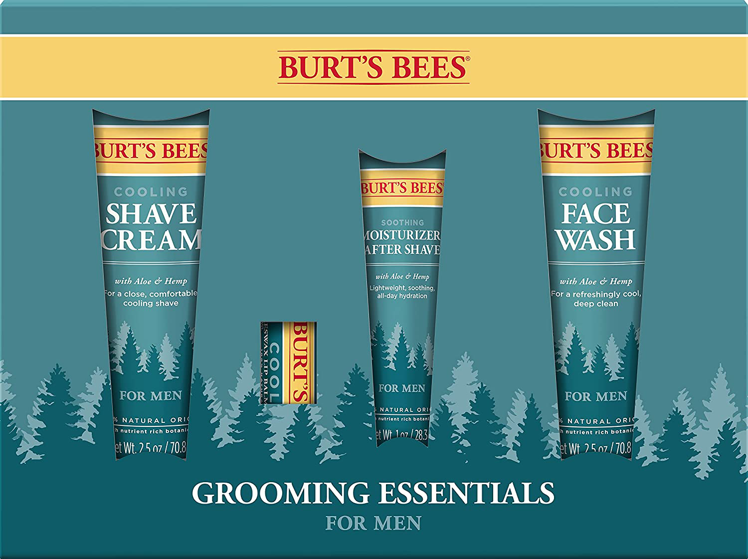Burt's Bees Gift Set, 6 Classic Products – Cuticle Cream, Hand Salve, Lip Balm, Res-Q Ointment, Hand Repair Cream & Foot Cream, in Giftable Tin Arts & Entertainment > Party & Celebration > Gift Giving Burt's Bees, Inc. Essentials for Men  