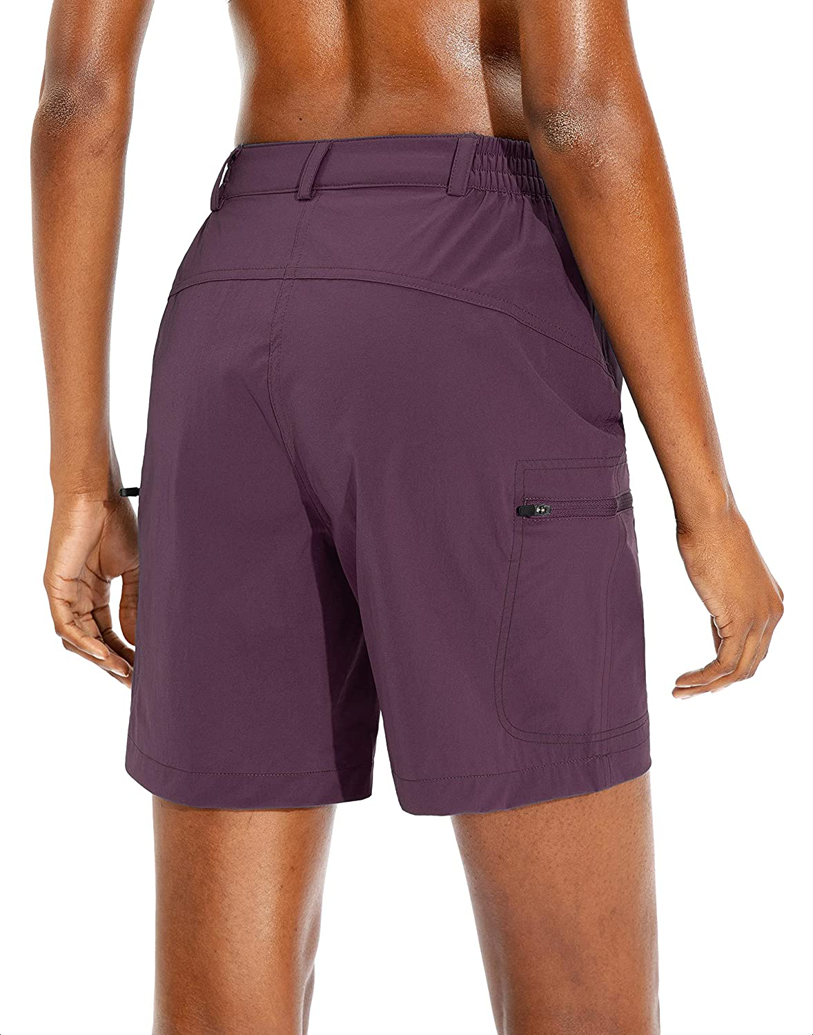 Viodia Women'S Hiking Cargo Shorts Quick Dry Stretch Lightweight Camping Shorts for Women with Zipper Pockets Apparel & Accessories > Clothing > Shorts Kylie Max   