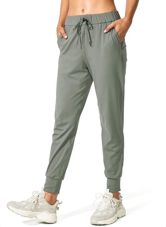 SANTINY Women'S Joggers Pants with Pockets Drawstring Running Sweatpants for Women Lounge Workout Jogging Apparel & Accessories > Clothing > Activewear Kylie Max   