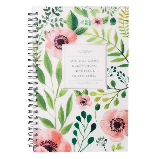 Everything Beautiful in its Time Wirebound Notebook - Ecclesiastes 3:11 Arts & Entertainment > Party & Celebration > Gift Giving KYLIE MAX   
