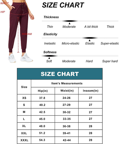 Libin Women'S Joggers Pants Lightweight Running Sweatpants with Pockets Athletic Tapered Casual Pants for Workout,Lounge Apparel & Accessories > Clothing > Dresses Kylie Max   