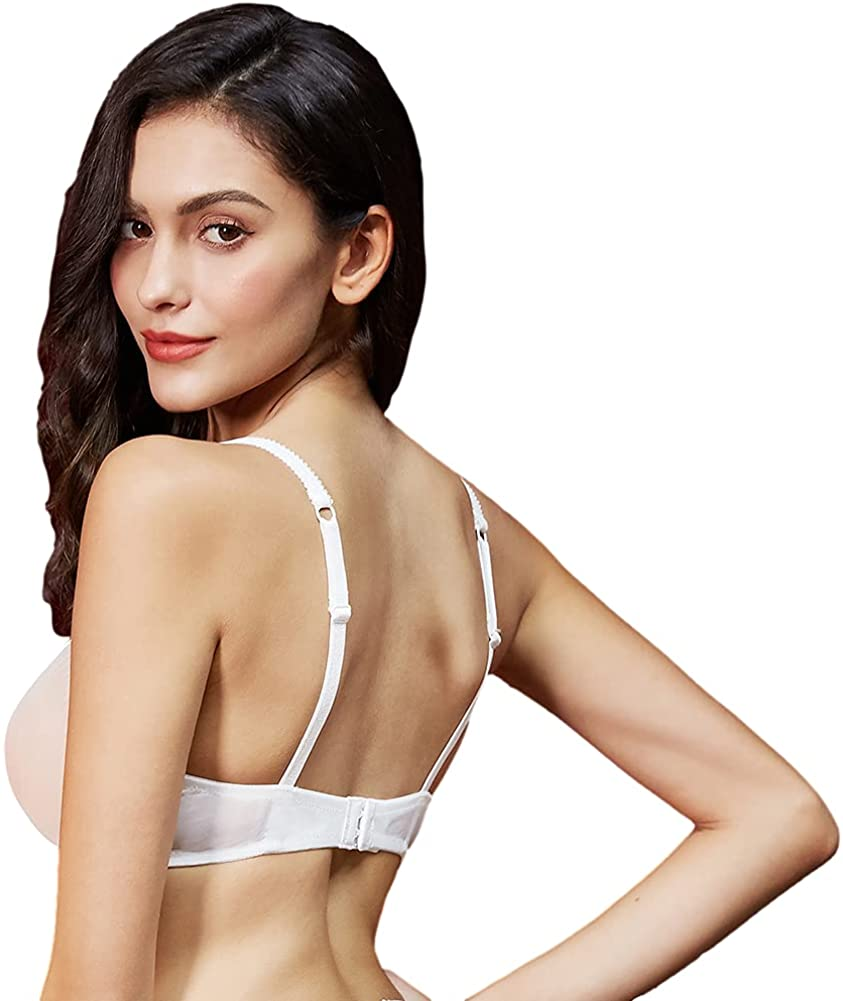 Varsbaby Women See-Through Lace Push up Transparent Everyday Bra Apparel & Accessories > Clothing > Underwear & Socks > Lingerie Varsbaby   
