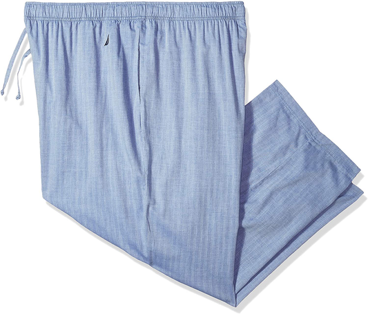 Nautica Men'S Soft Woven 100% Cotton Elastic Waistband Sleep Pajama Pant Apparel & Accessories > Clothing > Sleepwear & Loungewear > Pajamas Kylie Max   