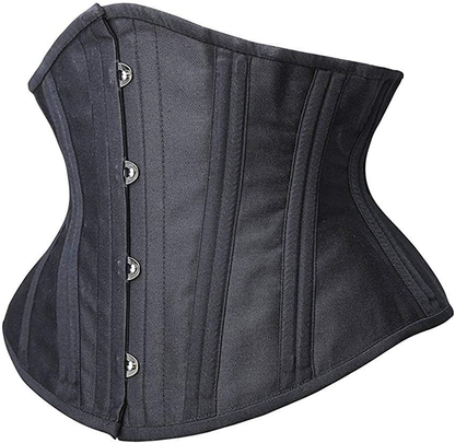 SHAPERX Women'S Heavy Duty Corset Double Steel Boned Waist Trainer Corsets Underbust Body Shaper Apparel & Accessories > Clothing > Underwear & Socks > Lingerie SHAPERX   
