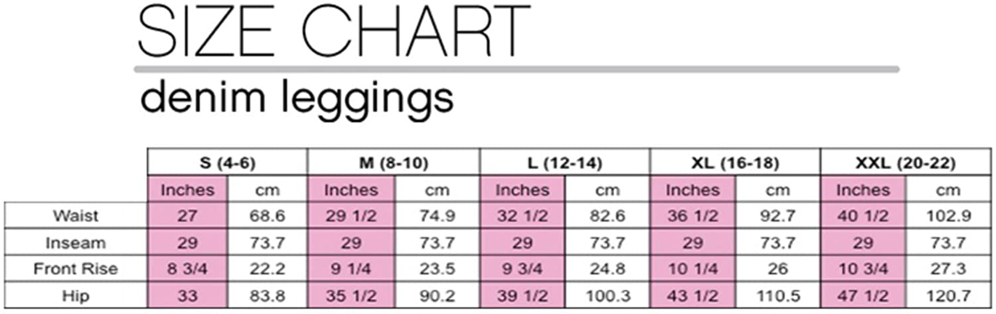 No Nonsense Women's Stretch Denim Legging Apparel & Accessories > Clothing > Activewear No Nonsense   