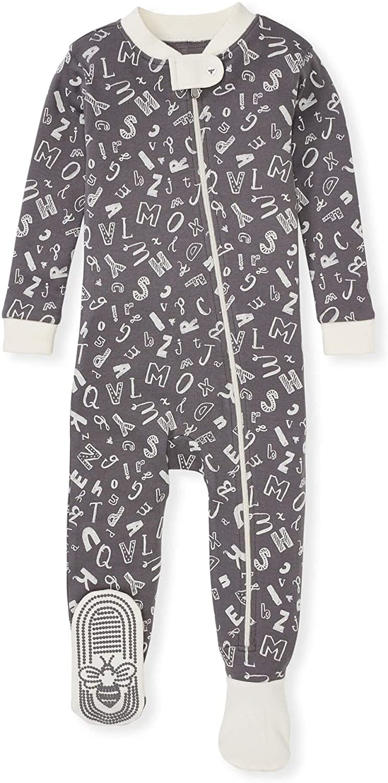 Burt'S Bees Baby Baby Boys' Sleeper Pajamas, Zip-Front Non-Slip Footie Pjs, Organic Cotton Apparel & Accessories > Clothing > Sleepwear & Loungewear > Pajamas Kylie Max   
