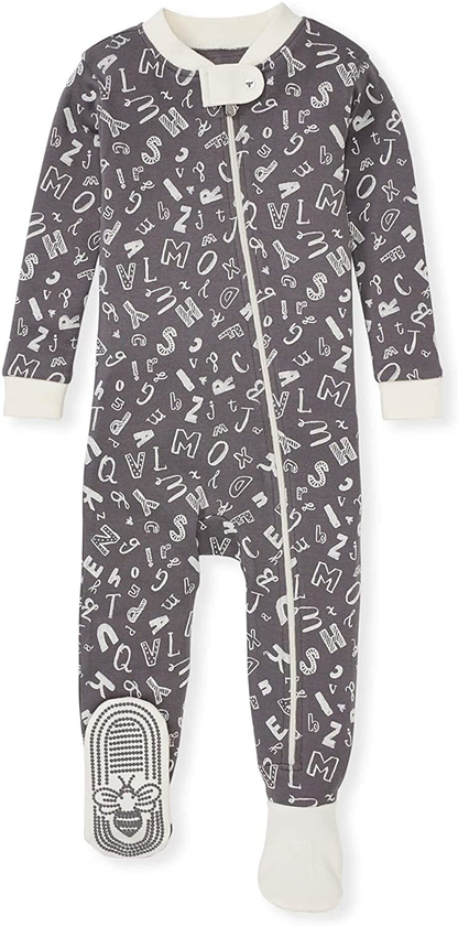 Burt'S Bees Baby Baby Boys' Sleeper Pajamas, Zip-Front Non-Slip Footie Pjs, Organic Cotton Apparel & Accessories > Clothing > Sleepwear & Loungewear > Pajamas Kylie Max   