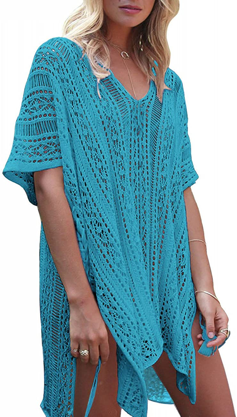 Beskie Bathing Suit Cover up Bikini Swimsuit Crochet Beachwear Swimwear Dress Apparel & Accessories > Clothing > Swimwear Kylie Max   