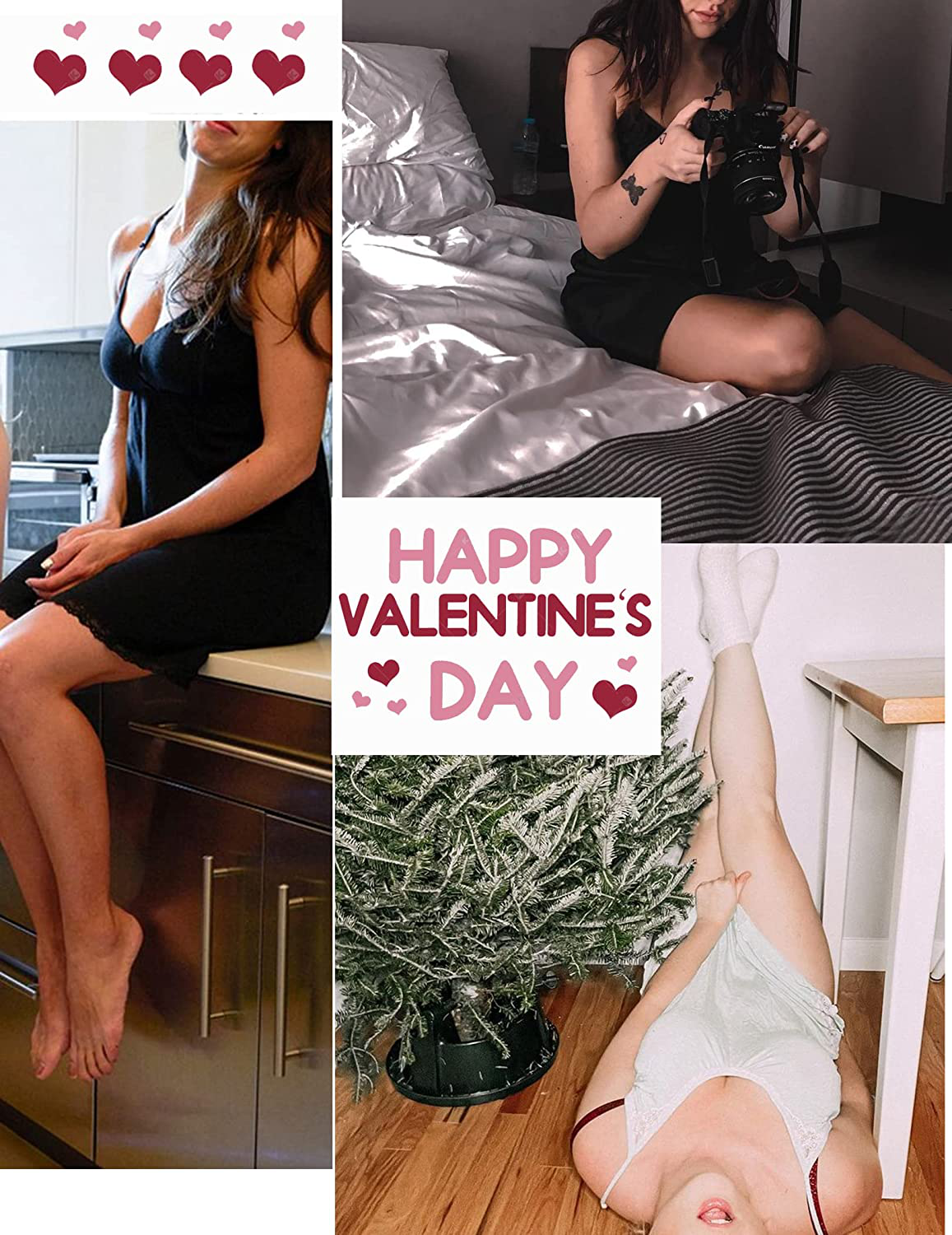 Avidlove Women'S Chemise Nightgown Babydoll Soft Sleepwear Lace Lounge Dress Apparel & Accessories > Clothing > Underwear & Socks > Lingerie Kylie Max   