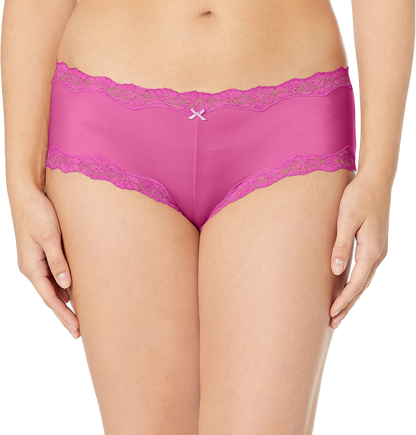Maidenform Women'S Sexy Must Haves Cheeky Hipster 40823 Apparel & Accessories > Clothing > Underwear & Socks > Underwear Maidenform Fuschia Feather/Pink Reverie 6 
