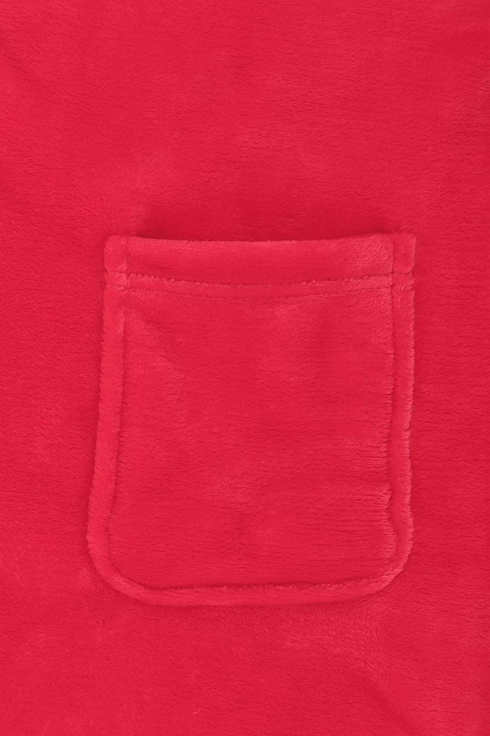 Kids Girls Boys Soft Plush Cover up with Long Sleeve Two Pockets Apparel & Accessories > Clothing > Sleepwear & Loungewear > Robes Kylie Max   