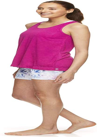 Gaiam Women'S Open Back Yoga Tank Top - Sleeveless Racerback Workout & Gym Shirt Apparel & Accessories > Clothing > Activewear Kylie Max   