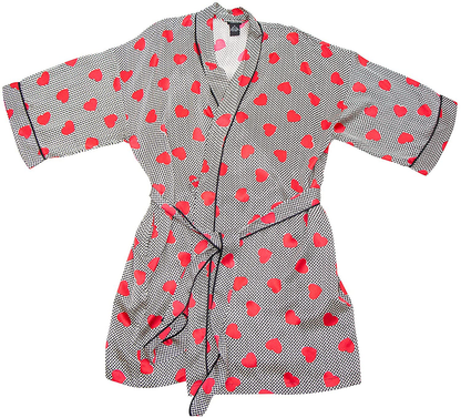 Silk Kimono Robe Apparel & Accessories > Clothing > Sleepwear & Loungewear > Robes INTIMO Ivory Small 