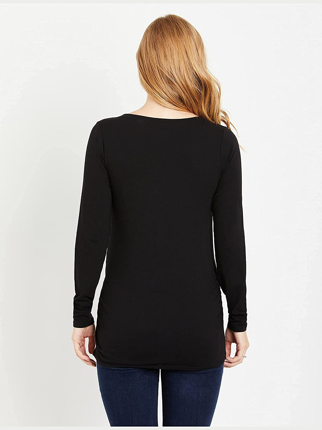 Motherhood Maternity Women'S Bumpstart 2 Pack Long Sleeve Tee Shirts Apparel & Accessories > Clothing > Activewear Kylie Max   