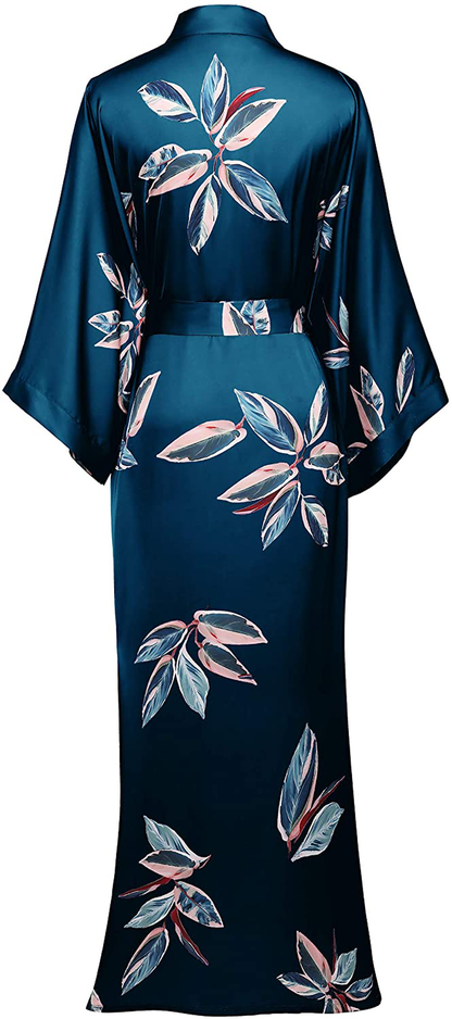 BABEYOND Kimono Robe Cover up Long Print Kimono Blouse Loose Cardigen Bachelorette Party Robe Apparel & Accessories > Clothing > Sleepwear & Loungewear > Robes KYLIE MAX   