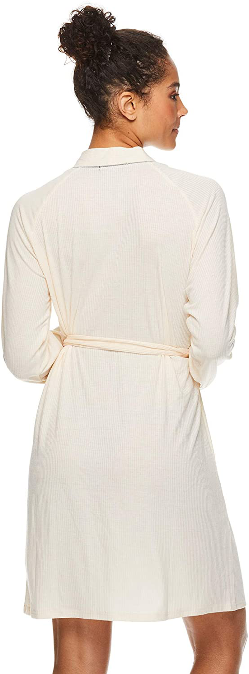 Tahari Womens Lightweight Short Robe Bathrobe Sleepwear Soft Loungewear S-XXL Apparel & Accessories > Clothing > Sleepwear & Loungewear > Robes Kylie Max   
