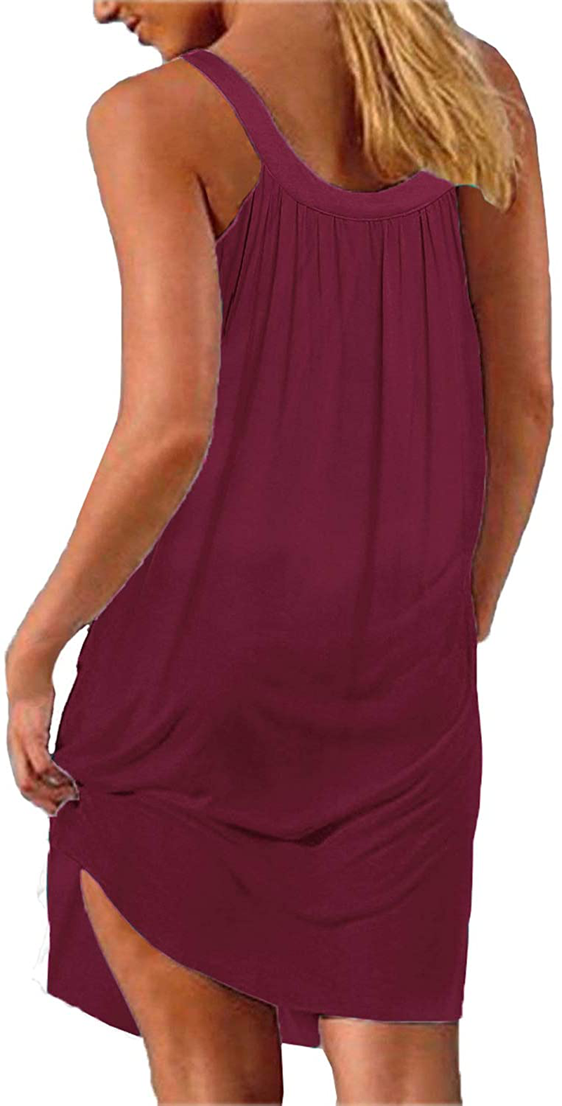Bluetime Women'S Beach Bathing Suit Swimsuit Cover Ups Swimwear Summer Halter Dress Apparel & Accessories > Clothing > Swimwear Kylie Max   