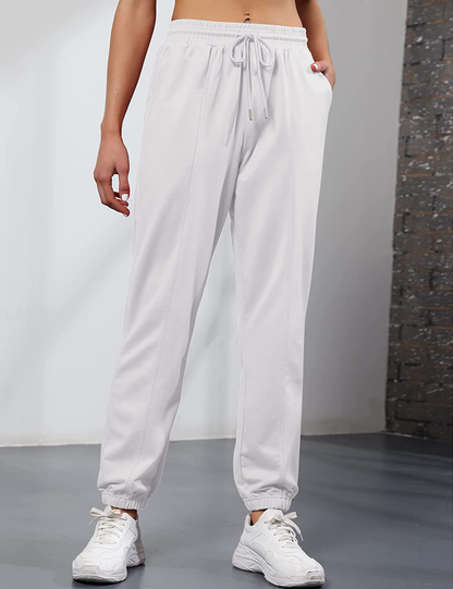 LUYAA Women'S Relaxed Fit Soft Jogger Sweatpant with Pockets for Running Yoga Workout Golf Casual Pajama Pants Apparel & Accessories > Clothing > Activewear Kylie Max   
