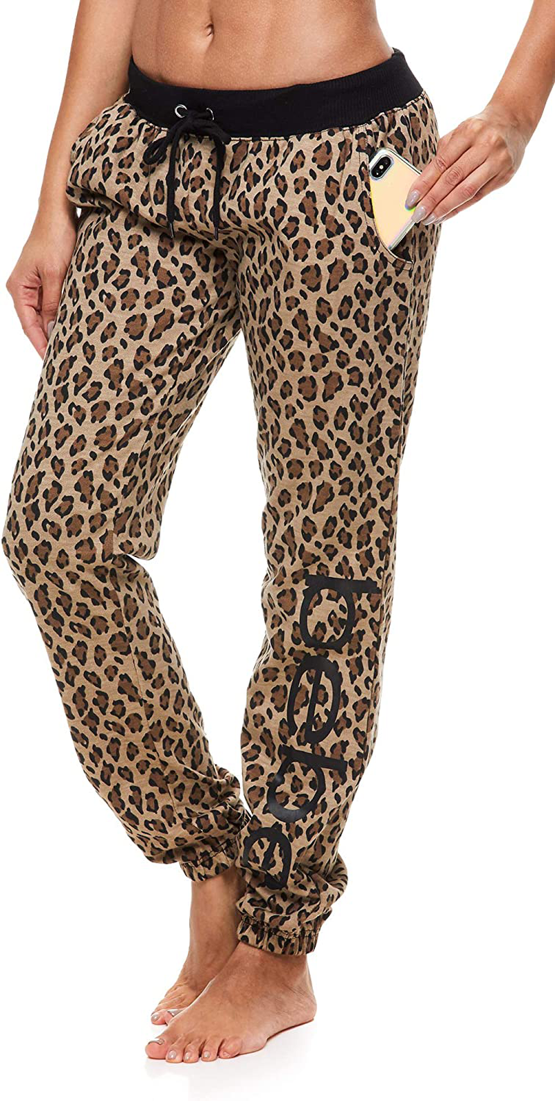 Bebe Womens Sweatpants French Terry Jogger Lounge Sleep Pajamas Apparel & Accessories > Clothing > Activewear Kylie Max   