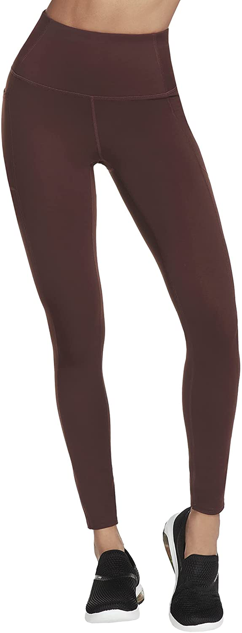 Skechers Women's Gowalk High Waisted Legging Apparel & Accessories > Clothing > Activewear Skechers Chocolate Drizzle X-Small 