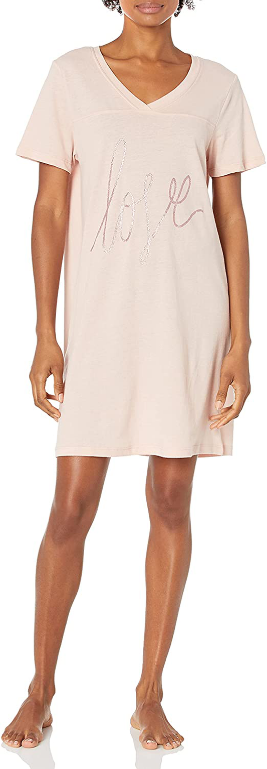 Smart & Sexy Women'S V-Neck Oversized Sleep Shirt Apparel & Accessories > Clothing > Sleepwear & Loungewear > Nightgowns Kylie Max   