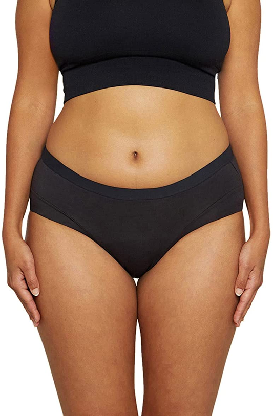 Thinx Modal Cotton Brief | Period Underwear for Women | Super Absorbency Apparel & Accessories > Clothing > Underwear & Socks > Underwear THINX Black 4X 