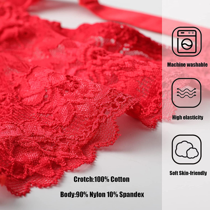 Sexy Panties, LEVAO Thongs for Women Letter Rhinestones G-String Low-rise Tanga Stretch Underwear Pack of 6 Apparel & Accessories > Clothing > Underwear & Socks > Underwear LEVAO   