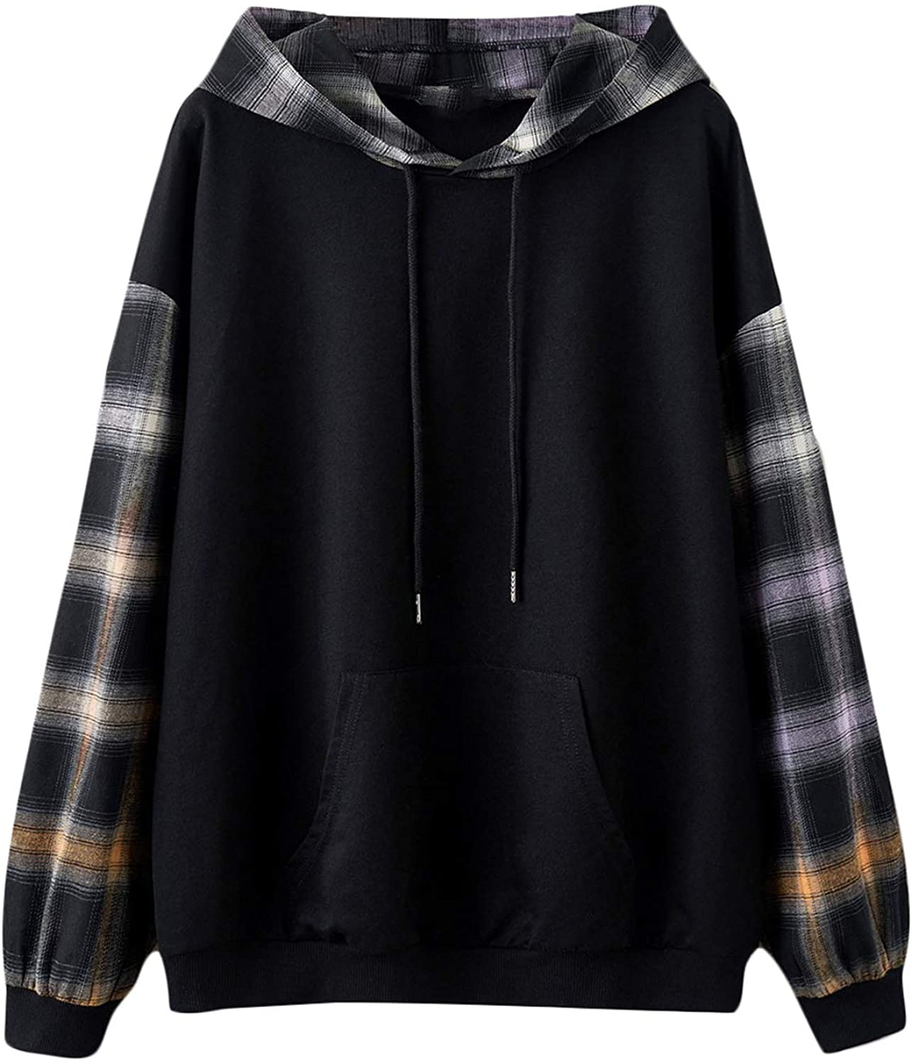 Verdusa Women'S Embroidery Long Sleeve Drawstring Pullover Top Hoodie Sweatshirt Apparel & Accessories > Clothing > Activewear Kylie Max   