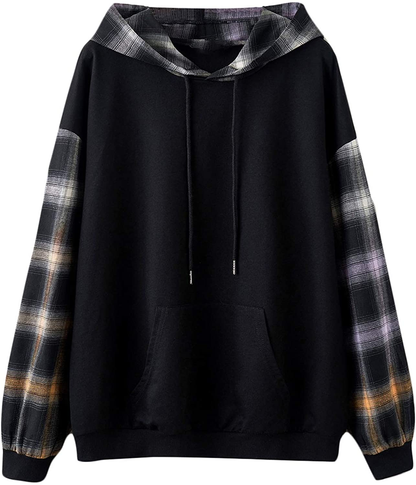Verdusa Women'S Embroidery Long Sleeve Drawstring Pullover Top Hoodie Sweatshirt Apparel & Accessories > Clothing > Activewear Kylie Max   