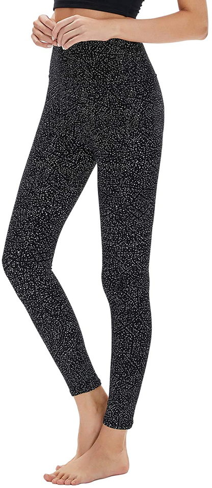 TNNZEET High Waisted Pattern Leggings for Women - Buttery Soft Tummy Control Printed Pants for Workout Yoga Apparel & Accessories > Clothing > Activewear TNNZEET   