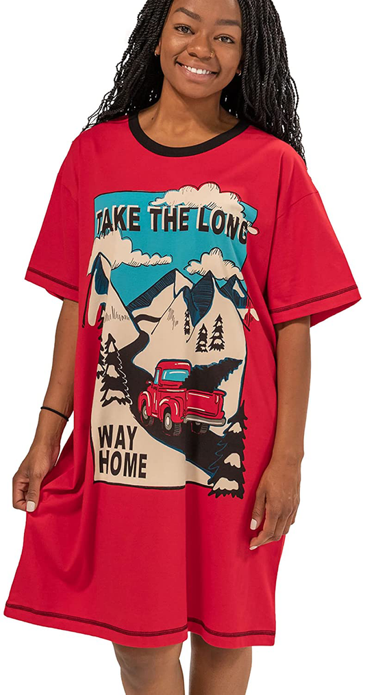 Lazy One Nightshirts for Women, Animal Designs Apparel & Accessories > Clothing > Sleepwear & Loungewear > Nightgowns Kylie Max   