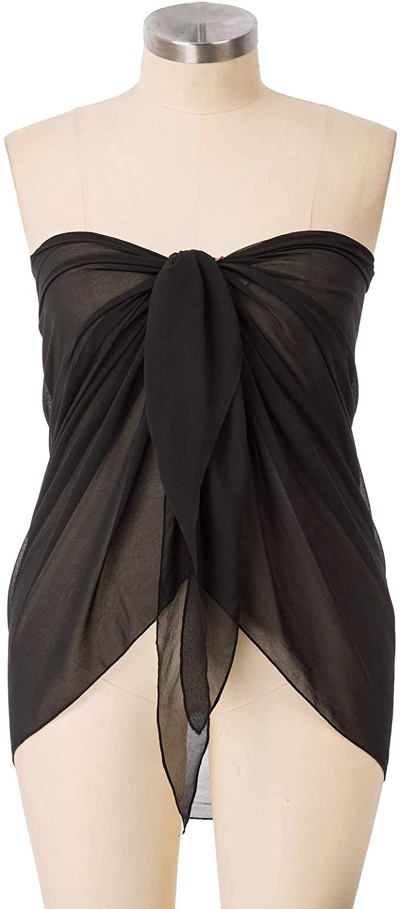 Hanna Nikole plus Size Sarong Swimsuit Cover Ups Bikini Beach Cover-Ups Wrap Skirt Apparel & Accessories > Clothing > Swimwear Kylie Max   