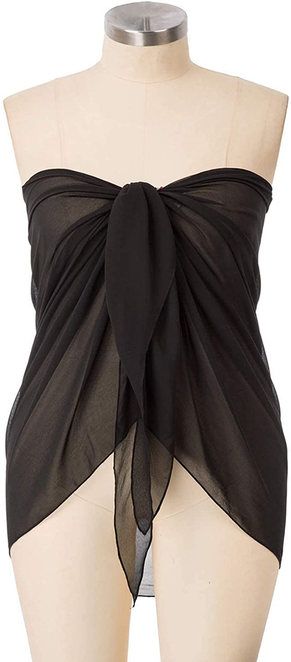 Hanna Nikole plus Size Sarong Swimsuit Cover Ups Bikini Beach Cover-Ups Wrap Skirt Apparel & Accessories > Clothing > Swimwear Kylie Max   