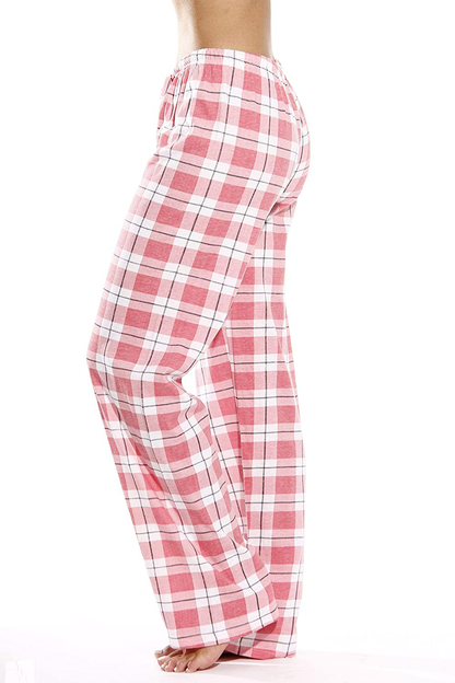 Just Love 100% Cotton Jersey Women Plaid Pajama Pants Sleepwear Apparel & Accessories > Clothing > Sleepwear & Loungewear > Pajamas Kylie Max   