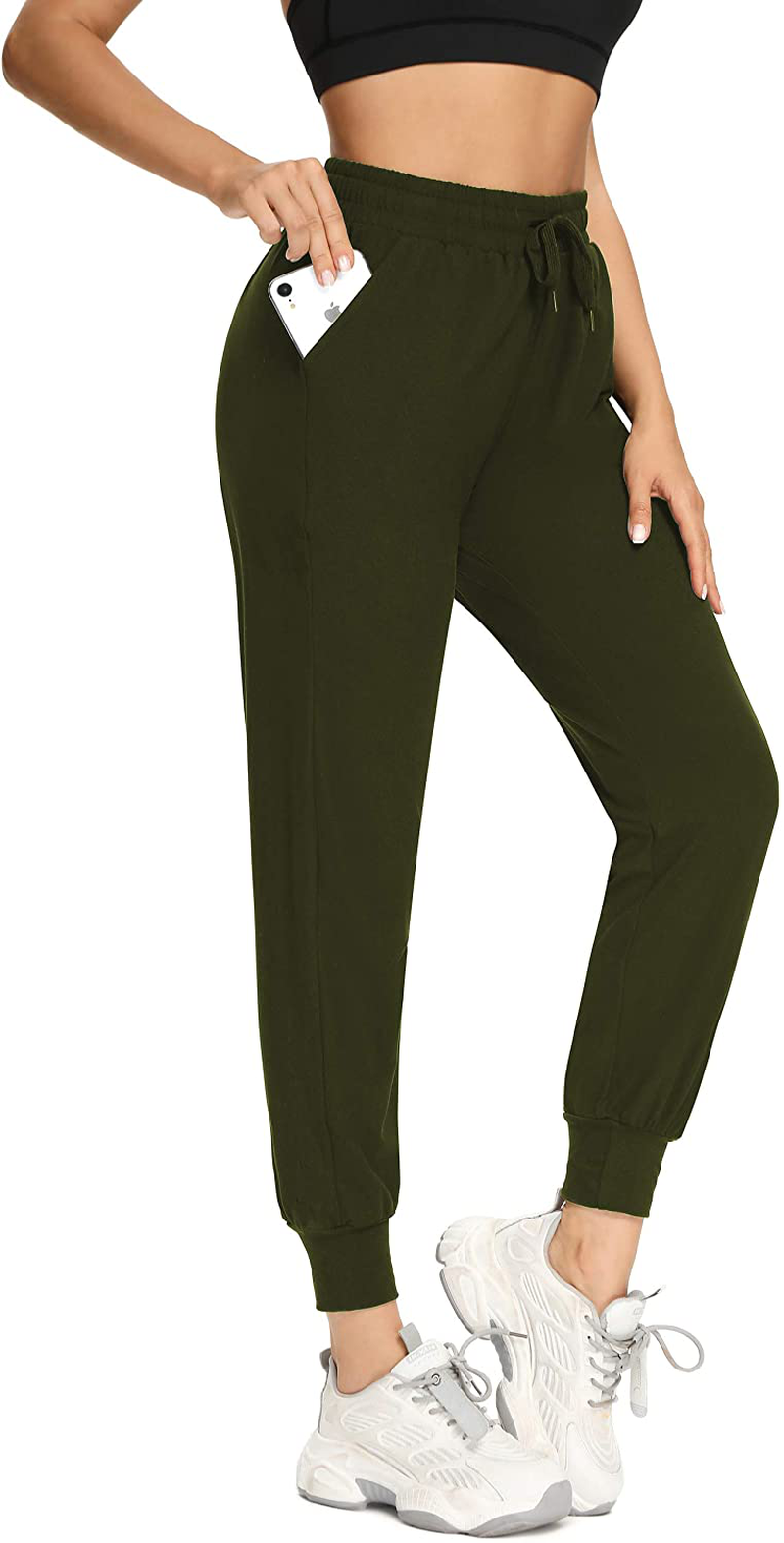 FULLSOFT Sweatpants for Women-Womens Joggers with Pockets Lounge Pants for Yoga Workout Running Apparel & Accessories > Clothing > Activewear Kylie Max   