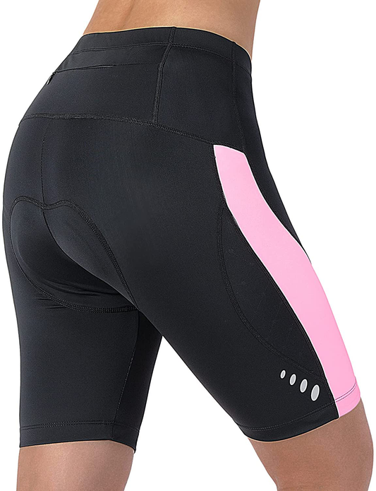 Beroy Bike Shorts Women 3D Gel Padded with Pocket Indoor- Outdoor Cycling Spining - Shorts Apparel & Accessories > Clothing > Shorts Kylie Max   