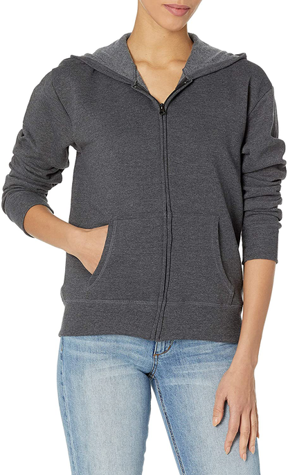Hanes Women'S Ecosmart Full-Zip Hoodie Sweatshirt Apparel & Accessories > Clothing > Activewear Kylie Max   