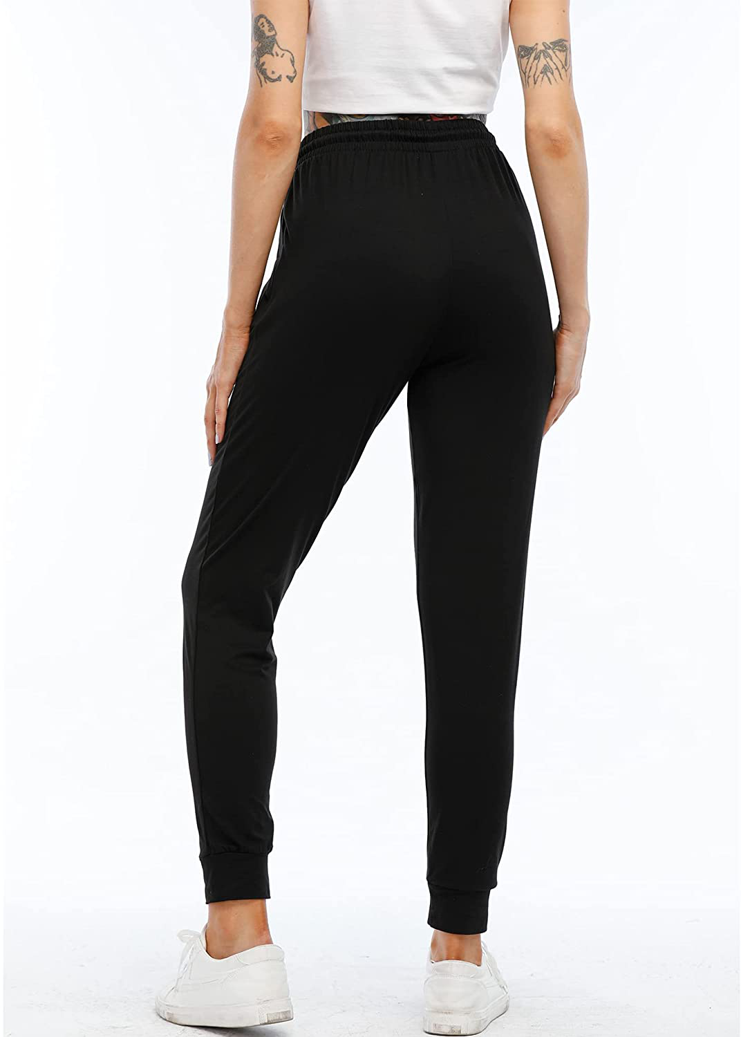 MCPORO Womens Joggers with Pockets & Drawstring-Sweatpants for Women Workout Running Yoga Lounge Pants Apparel & Accessories > Clothing > Activewear Kylie Max   